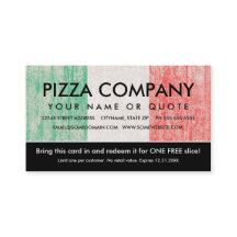 cupom de pizza da bandeira da itália