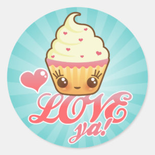 CuppyCakes Te Amo! Adesivos
