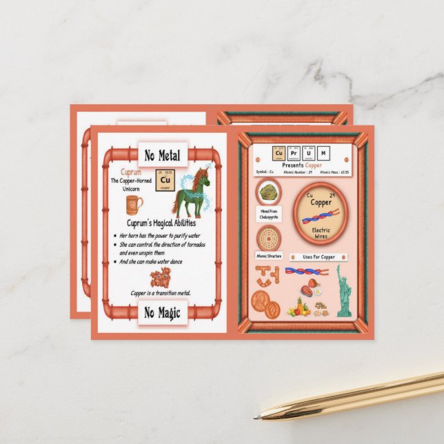 Cuprum - Cartão de Jogo Unicorn Corno de Cobre (Frente/Verso In Situ)