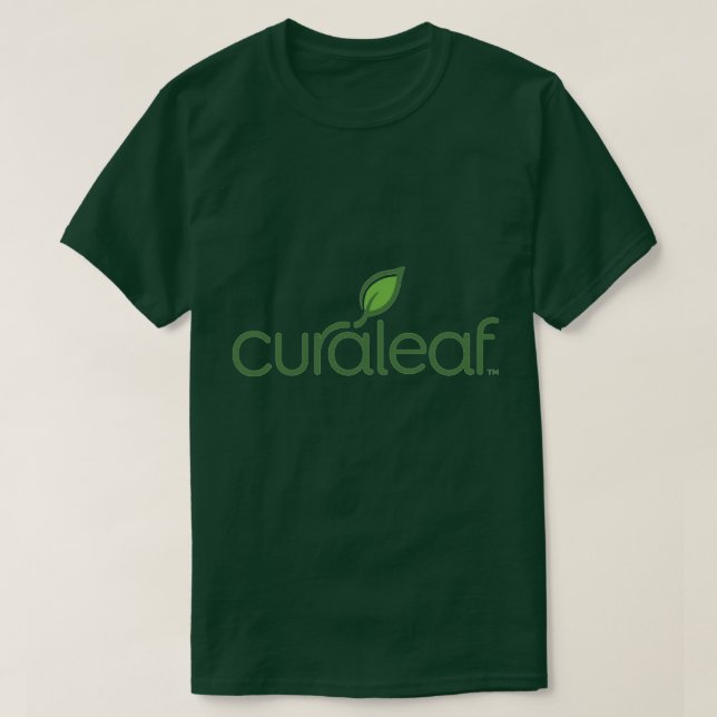 Curaleaf Dark Green T-Shirt (Frente do Design)