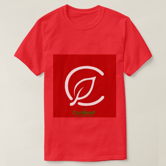 Curaleaf Red T-Shirt (Frente do Design)