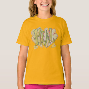 Curando Corações Arte Palavra Camisa Inspiracion