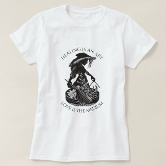 Curar é uma camisa de camisa de arte feminina | In