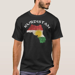 Curdistão presente curdo bandeira Clássica T-Shirt