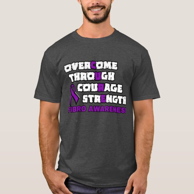 CURE... T-Shirt Fibro (Frente)