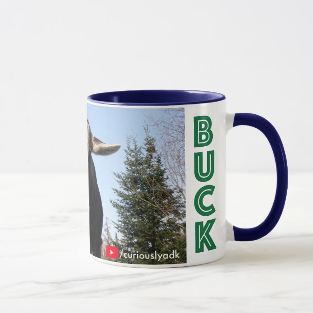 Curiosa caneca da cabra de Adirondack (FANFARRÃO) (Direita)
