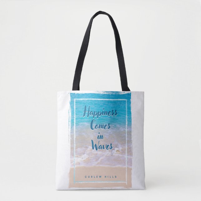 Curlew Waves Tote Bag, Médio (Frente)