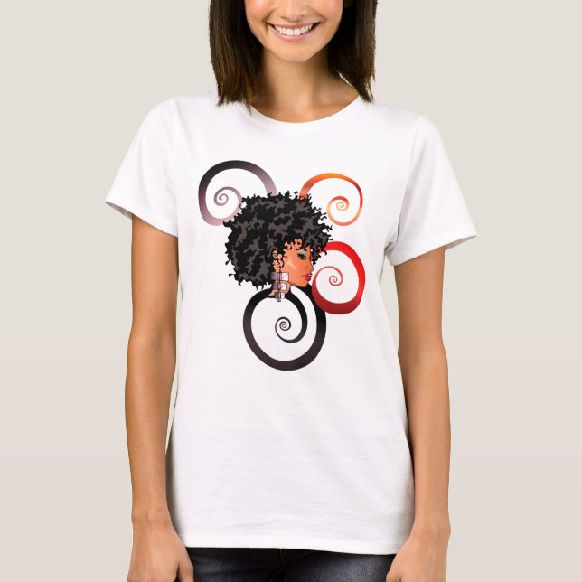 CURLZ "LIZA" T-Shirt (Frente)