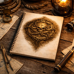 Cursed Coin Pirate – Aged Parchment Cover