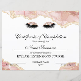 Curso de certificado de conclusão de Prêmios