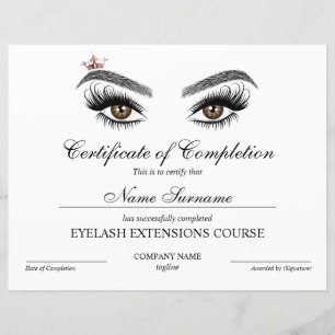 Curso de certificado de conclusão de Prêmios