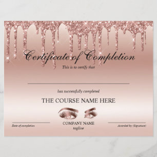 Curso de certificado de conclusão de Prêmios