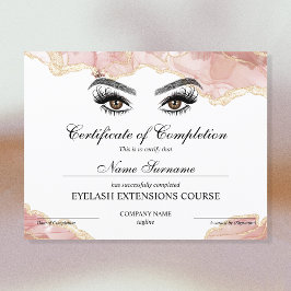 Curso de certificado de conclusão de Prêmios