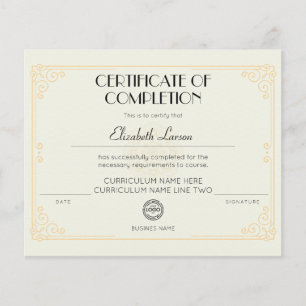 Curso de Certificado de Conclusão Proficiente