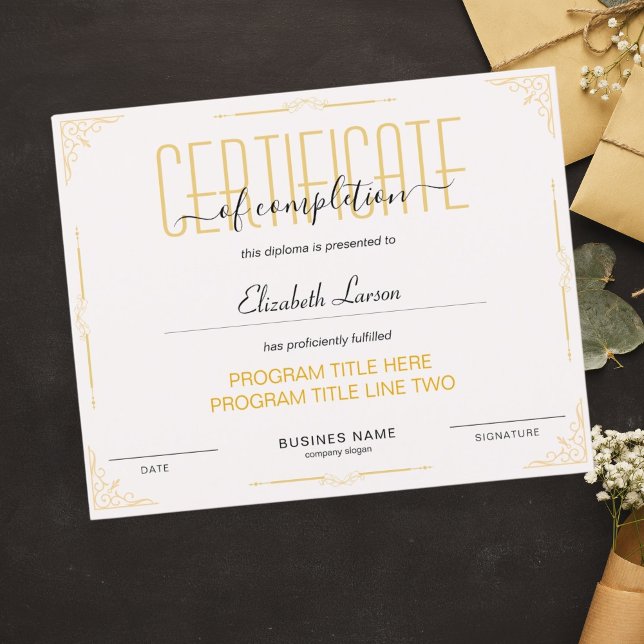 Curso de Certificados de Excelência do Prêmio de C (Criador carregado)