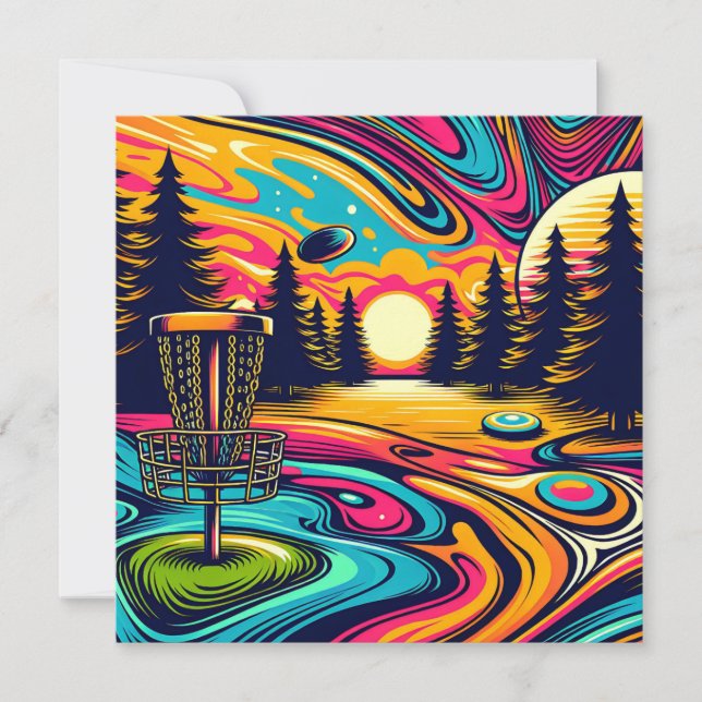 Curso de Golfe de Disco legal no Sunset (Frente)