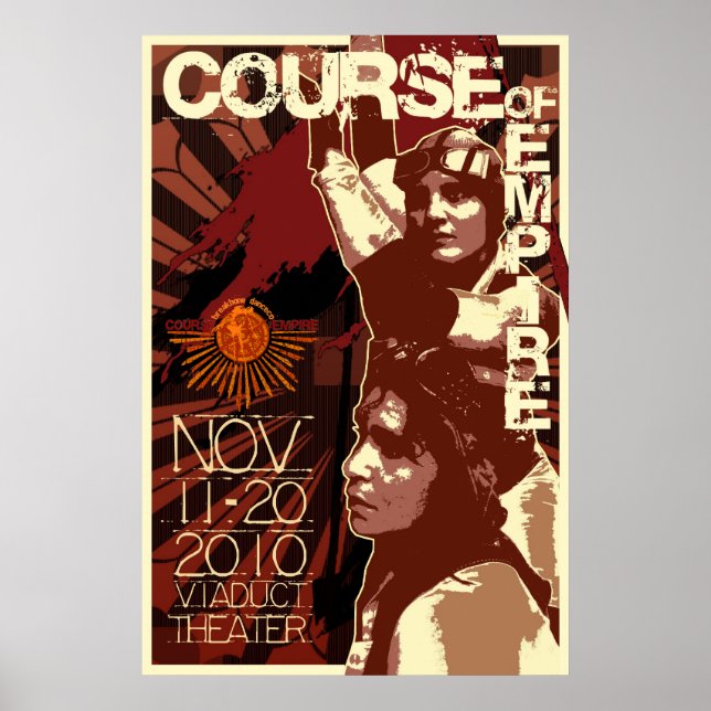 Curso de Poster do Império Retro... (Frente)