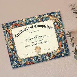 Curso de Prêmio Diploma Certificado de Conclusão