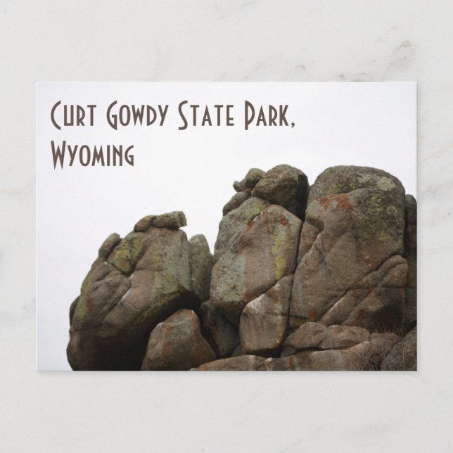 Curt Gowdy State Park, Cartão postal Wyoming (Frente)