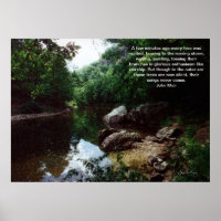 Curva no rio Baker, Rumney, NH Poster