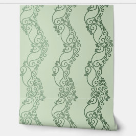 Curved Ombre Stripes - Green