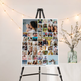 Custom 50 Picture Photo Collage Party Décor