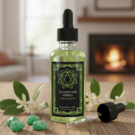 Custom Anahata Heart Chakra Essential Oil Label