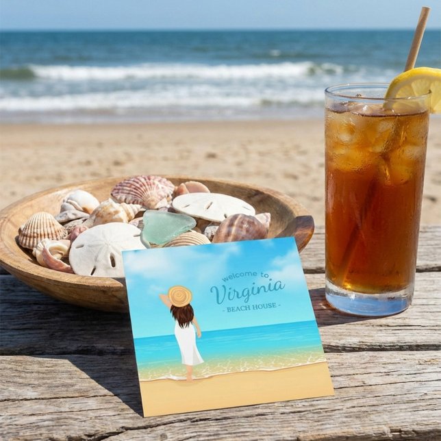 Custom Beach House Vacation Rental Gift Certificat (Criador carregado)