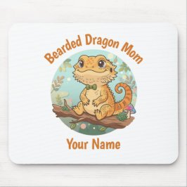 Custom Bearded Dragon Mom Mouse Pad