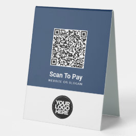 Custom Business Logo Contactless Qr Code Pay