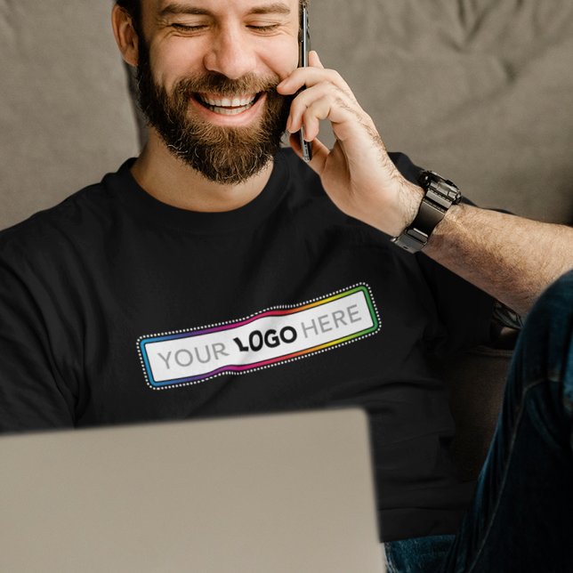 Custom Business T-Shirt - For Wide Logo Styles (Criador carregado)