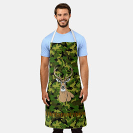 Custom camo Apron, Medium