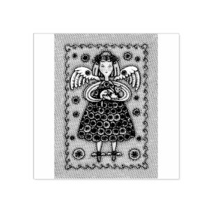 *Custom DO CARIMBO DE BORRACHA DO ANJO & DO