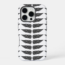 Custom Eagle Wing Black and White iPhone Case