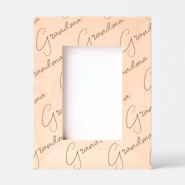 Custom Grandma Picture Frame, Portrait, Granny (Front)