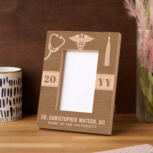 Custom Modern Medical School Doctor Graduation Eng (Left)