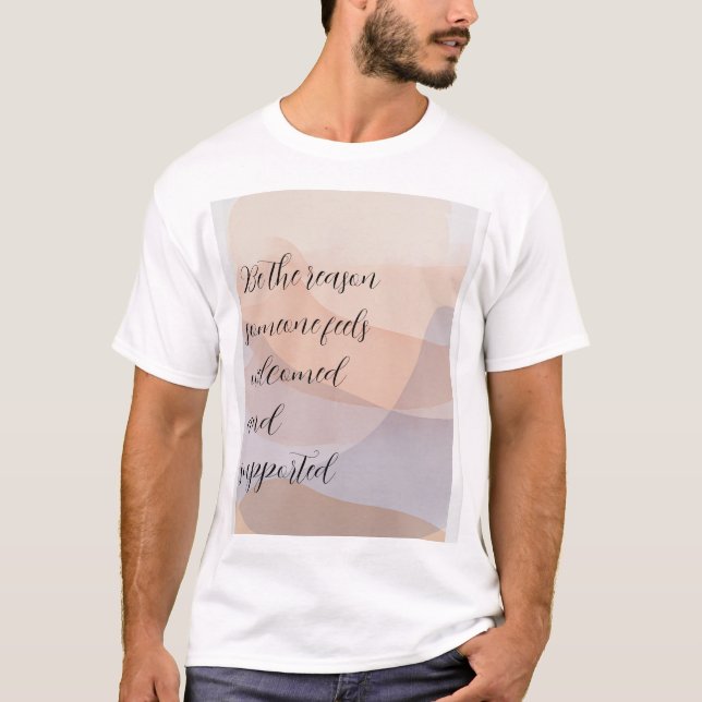 Custom Motivational Quote T-Shirt (Frente)