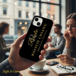 Custom Name & Title with Monogram