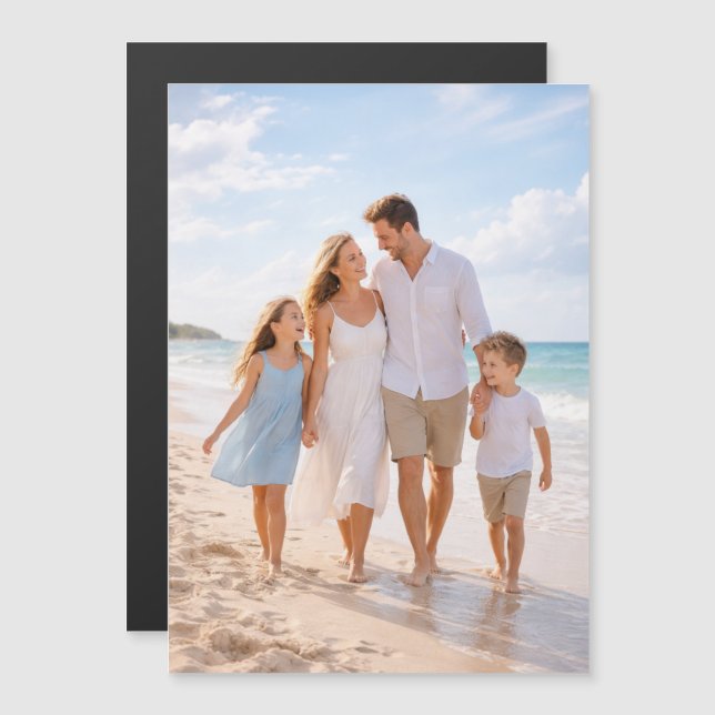Custom Personalized Family Photo (Frente/Verso)