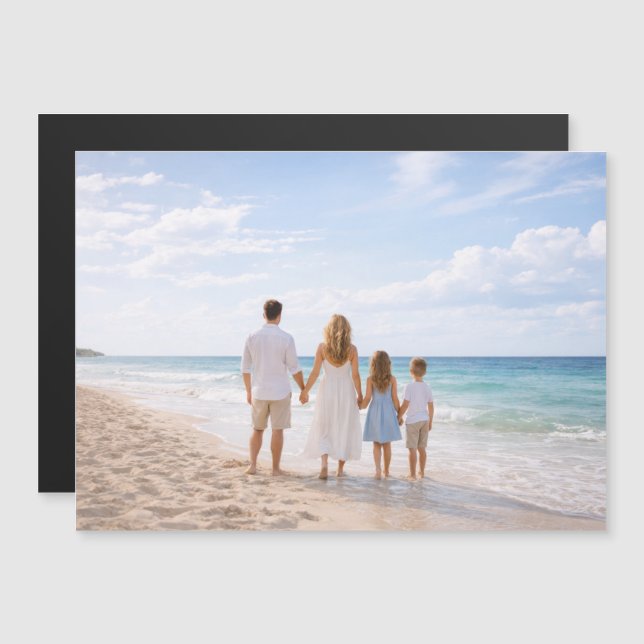 Custom Personalized Family Photo (Frente/Verso)