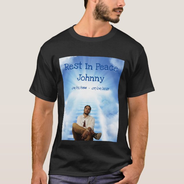 Custom Photo Mermorial In Loving Memory T-Shirt (Frente)