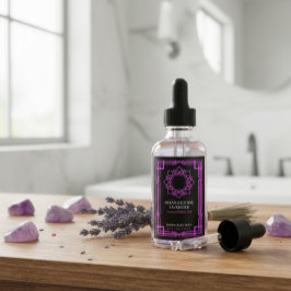 Custom Sahasrara Crown Chakra Essential Oil Label