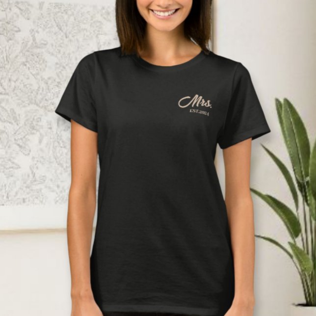 Custom t-shirt Mrs., Future Mrs. (Criador carregado)