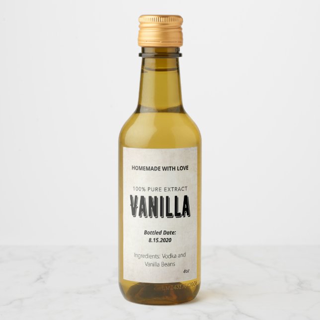 Custom Vanilla Extract Label - VE002_04 (Frente)