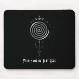 Customizable Sacred Geometry Spiral Mouse Pad