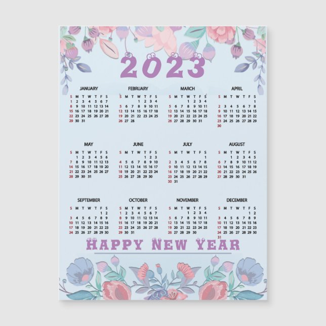 Customize Budget Calendar 2023 Merry Christmas (Frente)