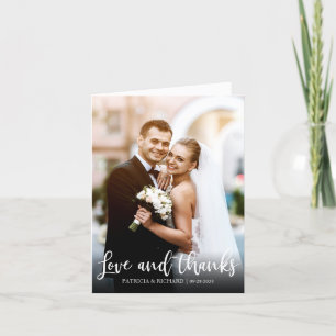 Cute Amor E Agradecimento Casamento Foto Agradecim