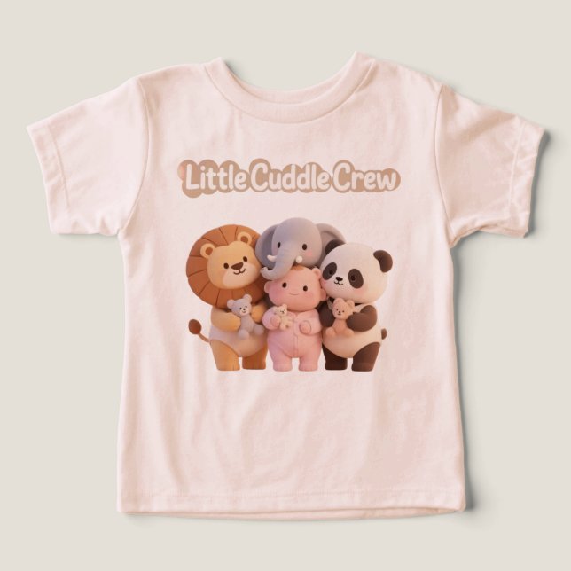 Cute Animal Friends Kids' T-Shirt (Design frontal)