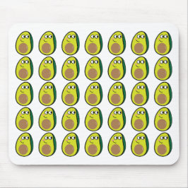 Cute Avocado Mouse Pad - Fruit Desk Accessory