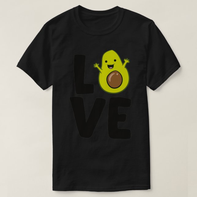 Cute Avocado Vegan Comida Amor Avocados Pullover (Frente do Design)